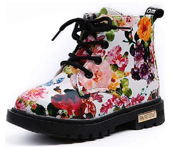 The Maxi Boot - White Floral ♥