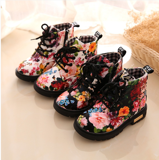 The Maxi Boot - White Floral ♥