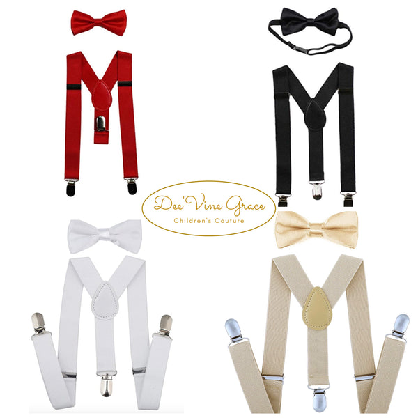 Griffin Suspender & Bow Tie Set ♥