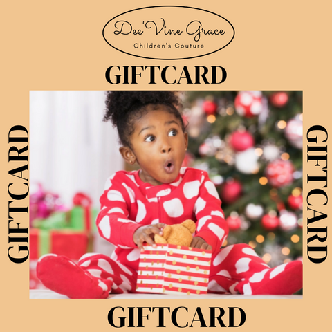 The Dee'Vine Grace Children's Couture Giftcard! ✨